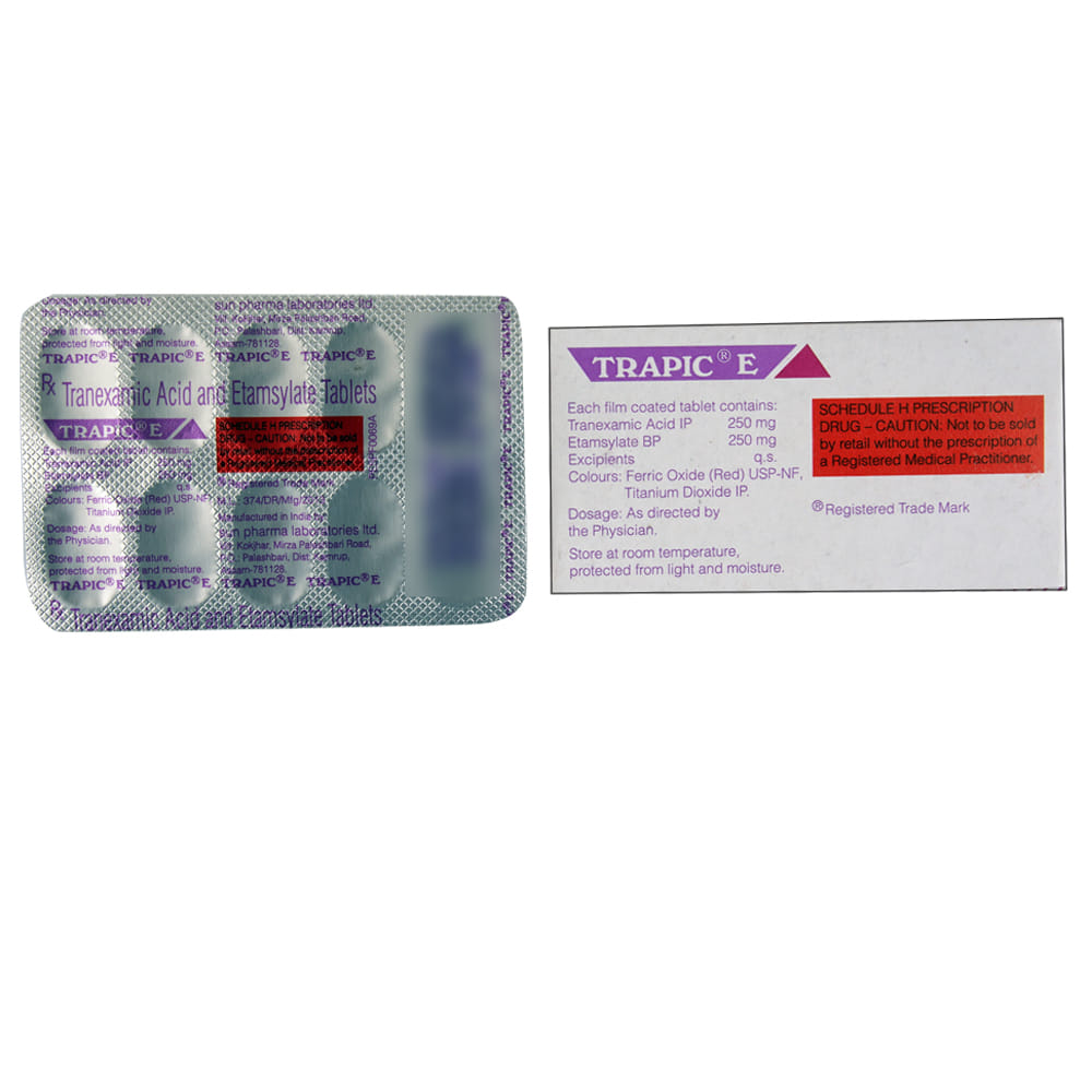 Buy Trapic-E 10 Tablets Online at Best Prices | Wellness Forever