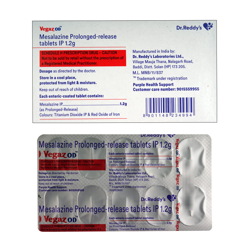 Buy VEGAZ-OD 10Tablets Online at Best Prices | Wellness Forever