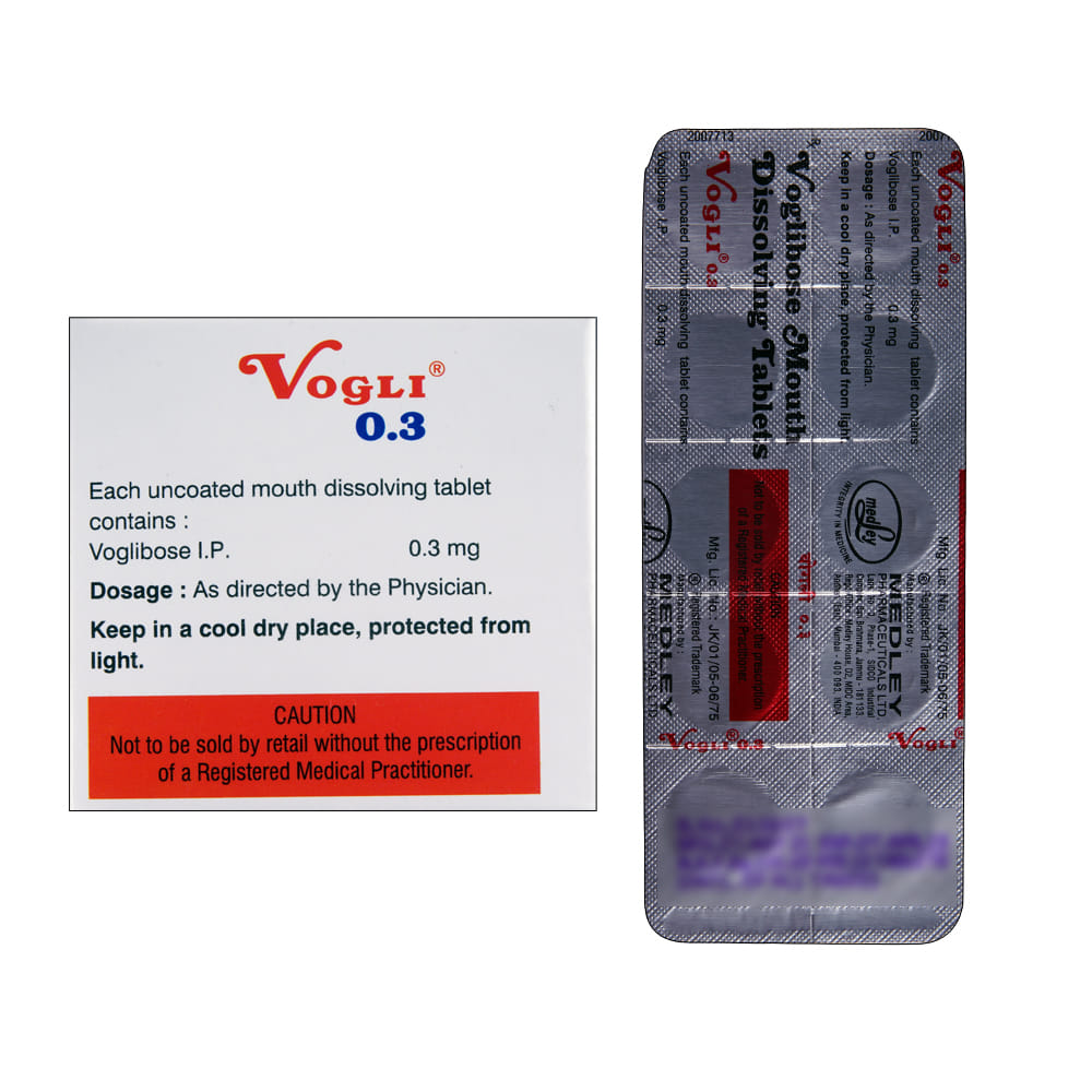 Buy Vogli 0.3mg 10 Tablets Online at Best Prices | Wellness Forever