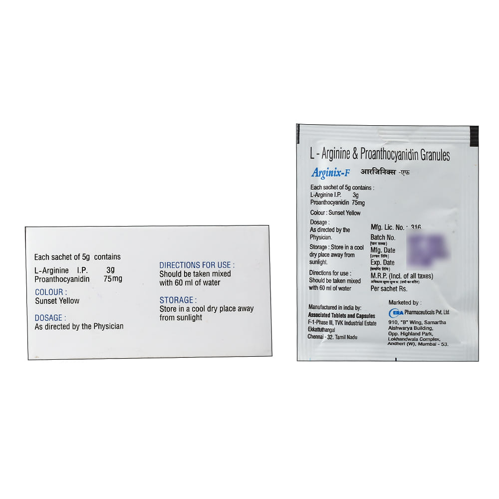 Buy Arginix F Sachet 5g Online at Best Prices