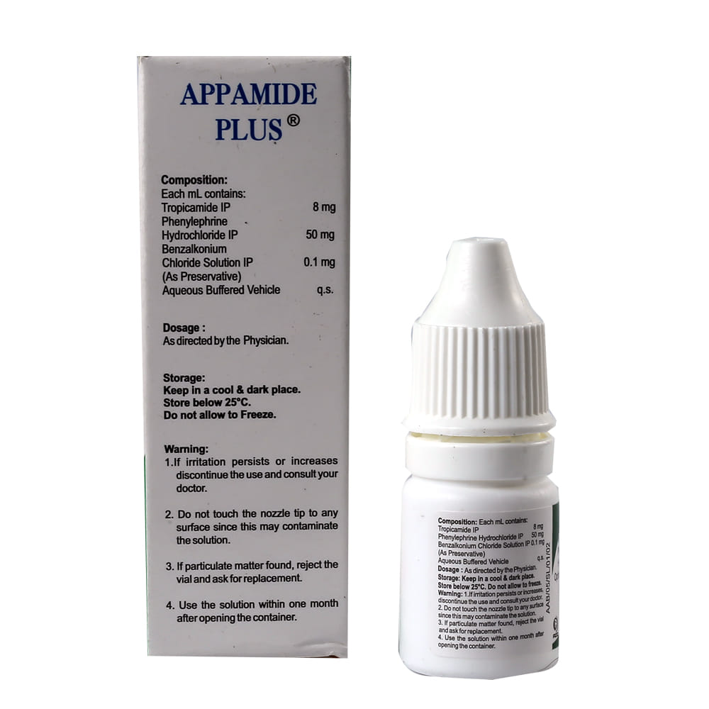 Buy Appamide-Plus Eye Drops 5 ml Online at Best Prices | Wellness Forever