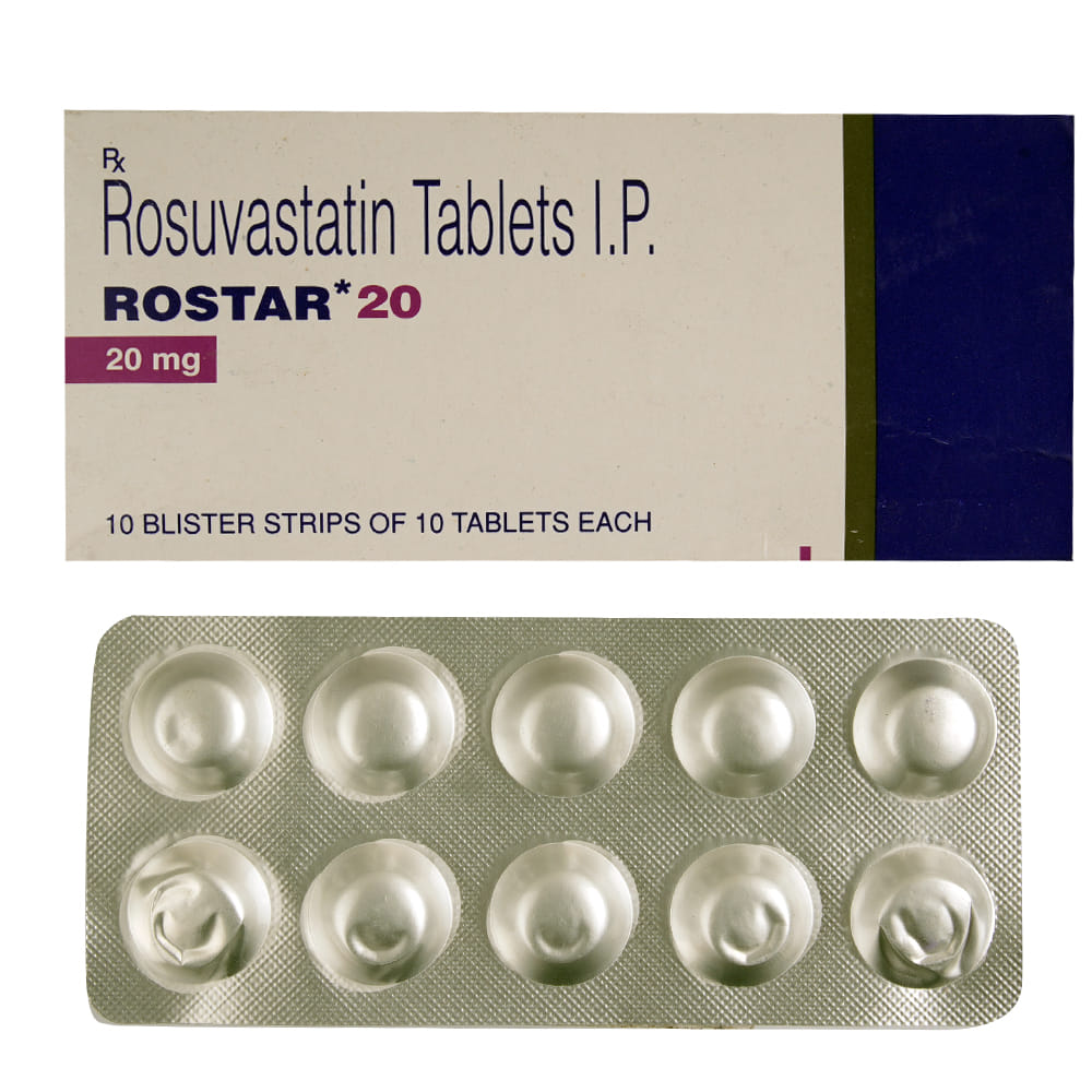 Buy Rostar 20mg 10 Tablets Online at Best Prices | Wellness Forever