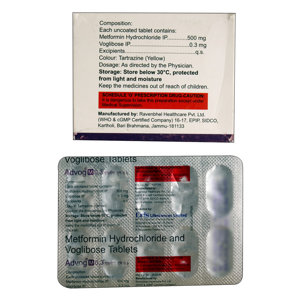 Buy Advog-M 0.3mg 10 Tablets Online at Best Prices | Wellness Forever