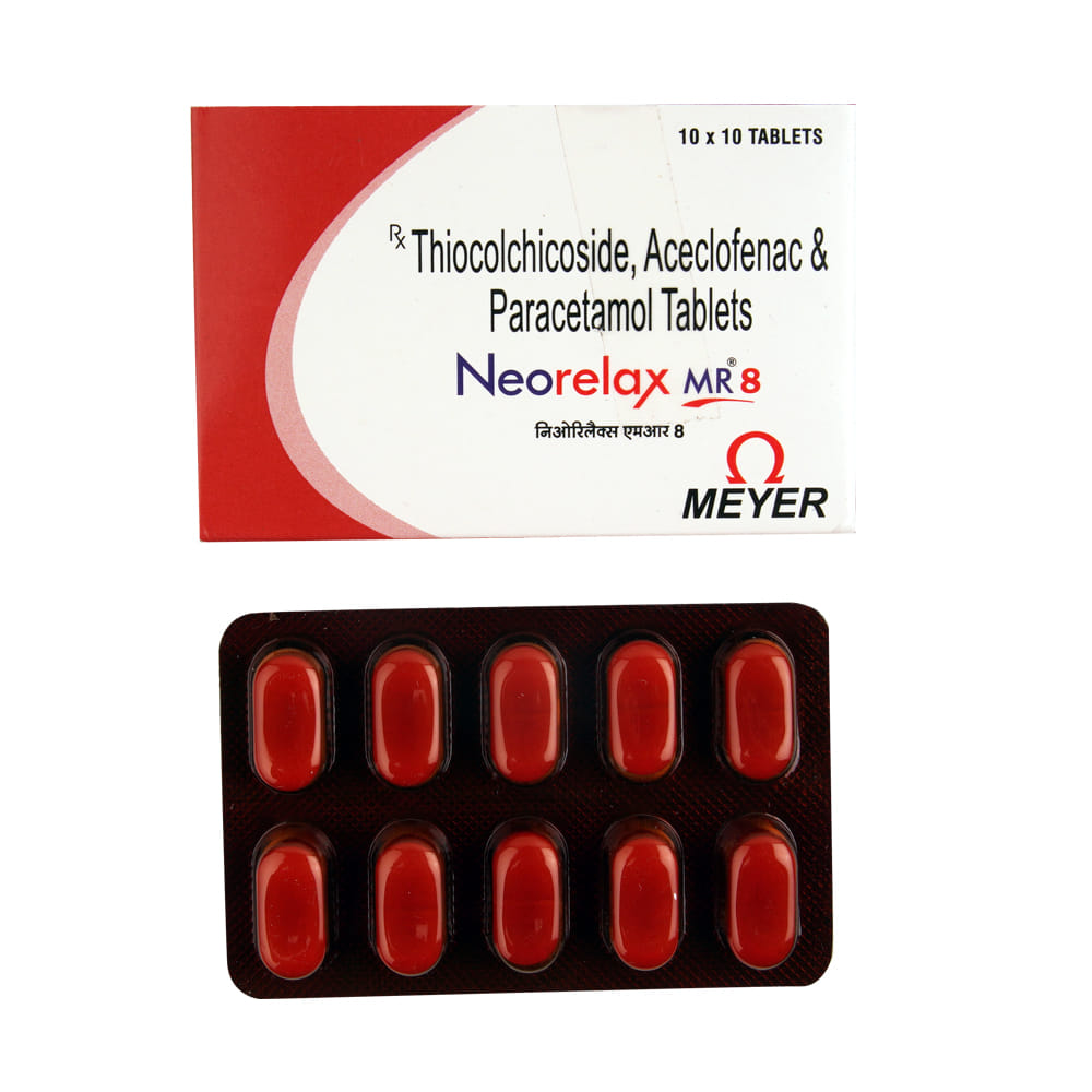 Buy Neorelax-MR 8mg 10 Tablets Online at Best Prices | Wellness Forever