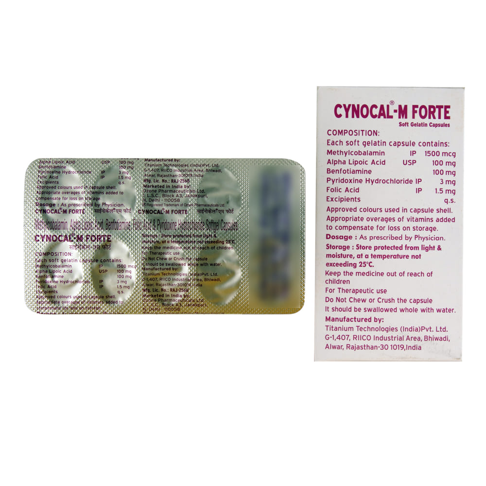 Buy Cynocal-M Forte 10 Capsules Online at Best Prices | Wellness Forever