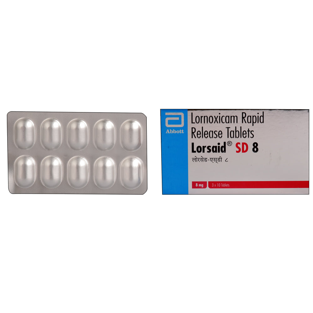 Lorsaid Buy Lorsaid-SD 8mg 10 Tablets Online at Best Prices | Wellness Forever