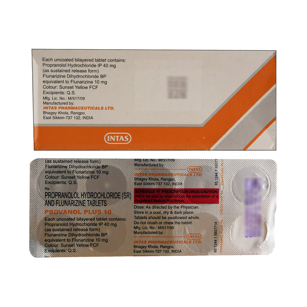 Provonal Forte Buy Provanol-Plus 10mg 10 Tablets Online at Best Prices | Wellness Forever