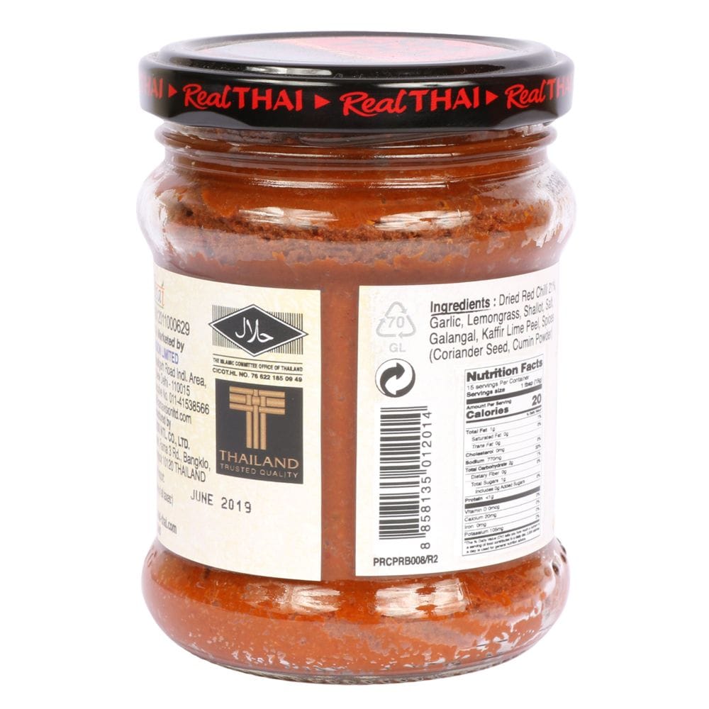 Buy Real Thai Red Curry Paste, 227 g Online at Best Prices | Wellness ...