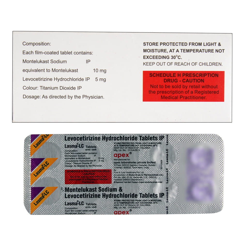 Buy Lasma-LC 10 Tablets Online at Best Prices | Wellness Forever