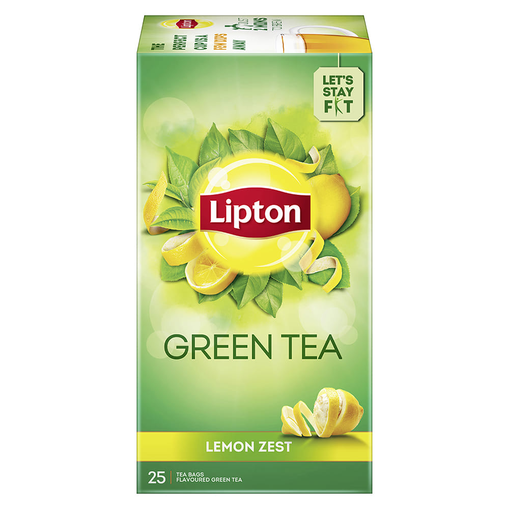 Buy Lipton Green Tea Lemon Zest 25 Pieces Online at Best Prices