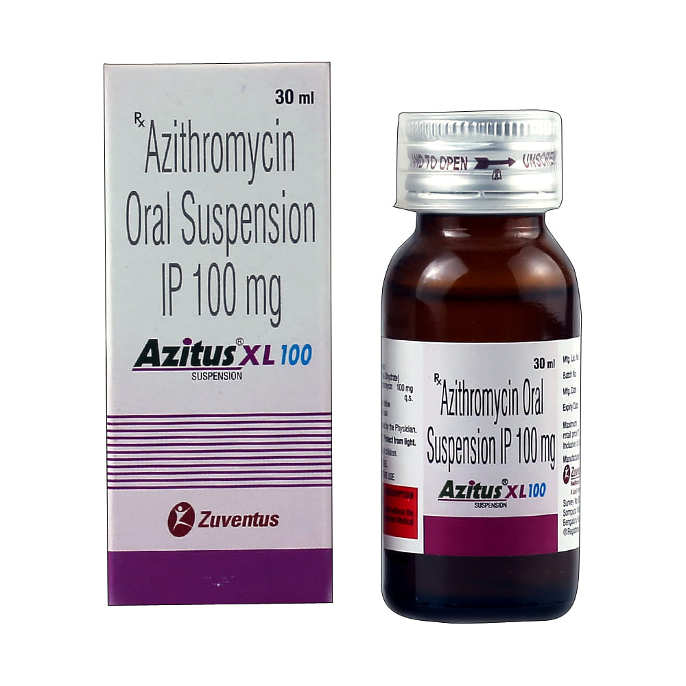 Buy Azitus-XL 100mg Syrup 30 ml Online at Best Prices | Wellness Forever