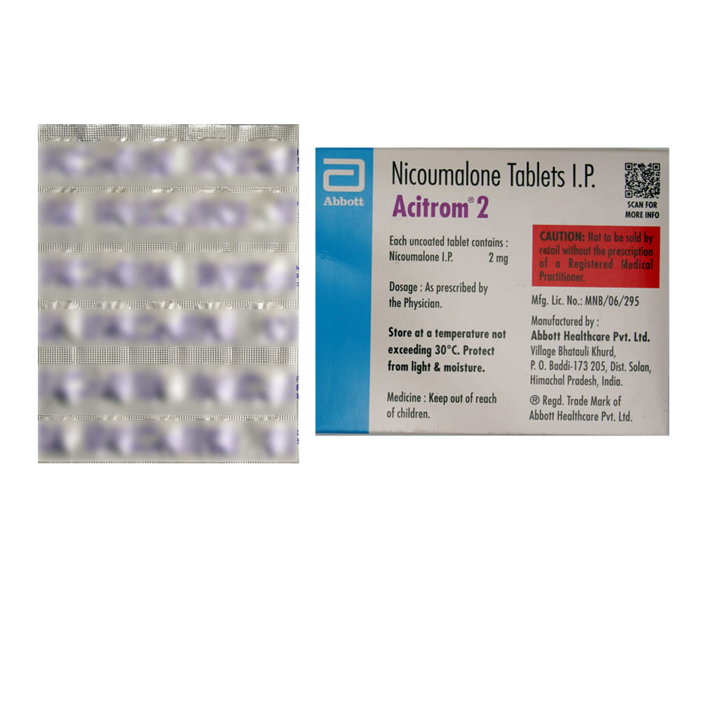 Buy Acitrom 2mg 30 Tablets Online at Best Prices | Wellness Forever