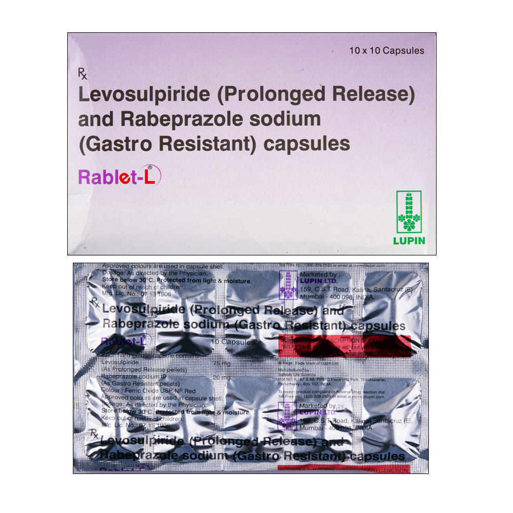 Buy Rablet-L 10 Capsules Online at Best Prices | Wellness Forever