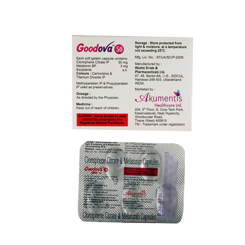 Goodova Buy Goodova 50mg 5 Capsules Online at Best Prices | Wellness Forever