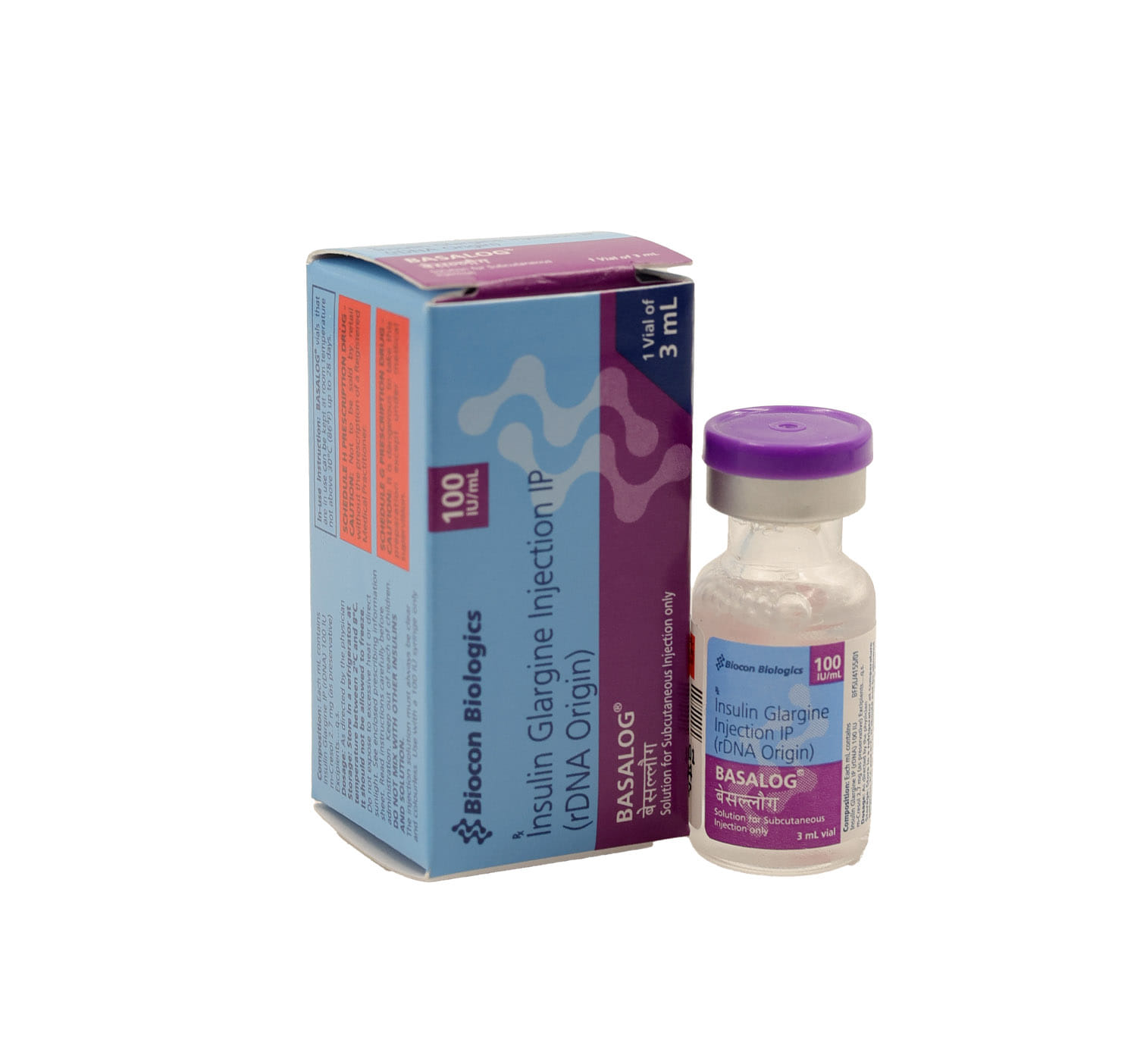 Buy Basalog 100Iu Injection 3 Ml Vial Online at Best Prices | Wellness ...