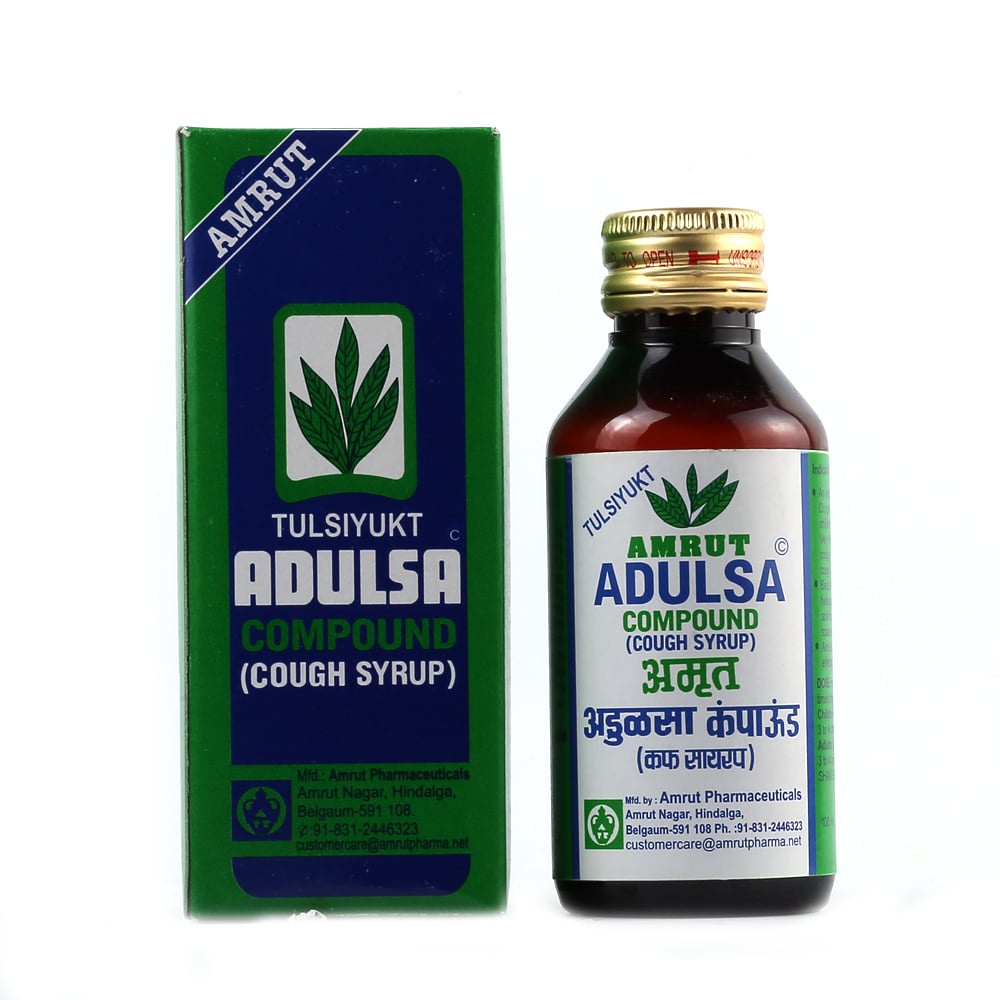Buy Amrut Adulsa Syrup 100 ml Online at Best Prices | Wellness Forever
