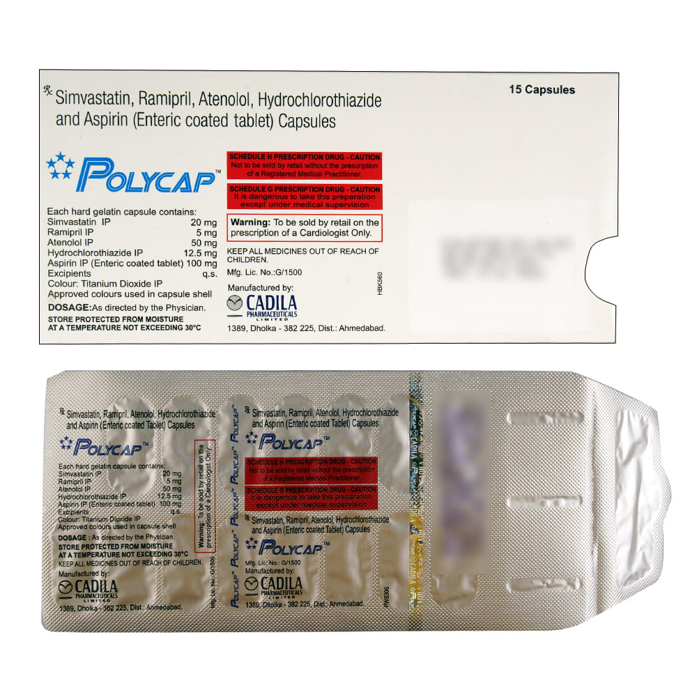 Buy Polycap 15 Capsules Online at Best Prices | Wellness Forever