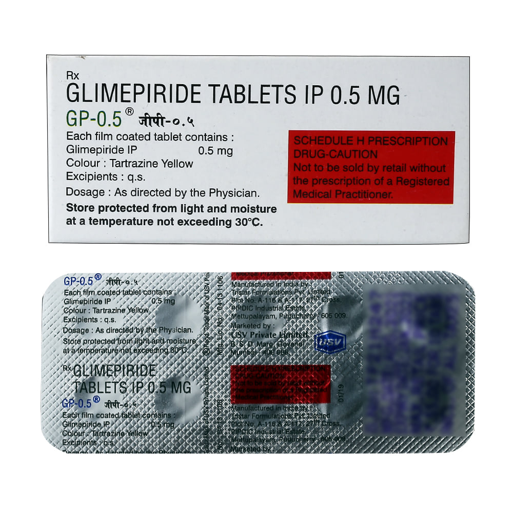 Buy GP 0.5mg 10 Tablets Online at Best Prices | Wellness Forever