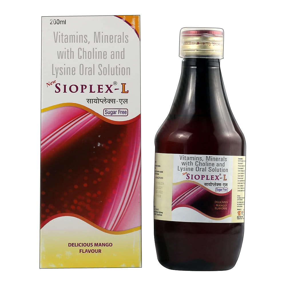 Buy Sioplex-L Mango Syrup 200 ml Online at Best Prices | Wellness Forever
