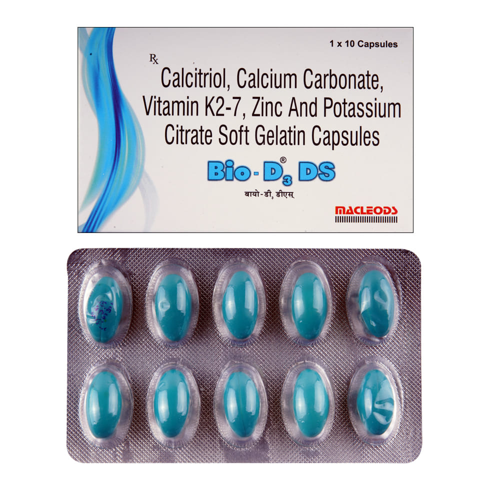 Buy Bio-D3 Ds 10 Capsules Online at Best Prices | Wellness Forever