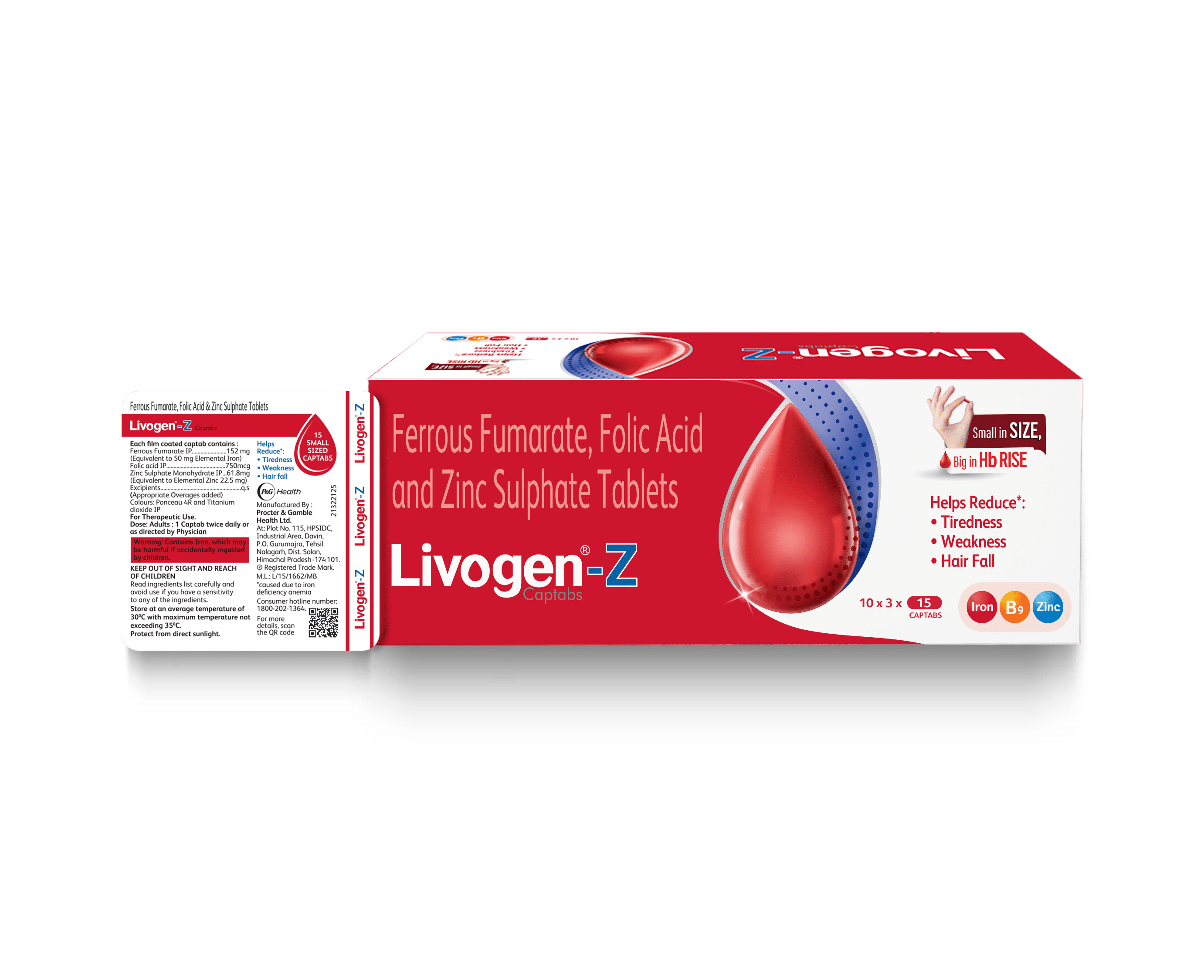 Buy Livogen Z( 15 Tablets)| Management of Iron Deficiency Anemia ...