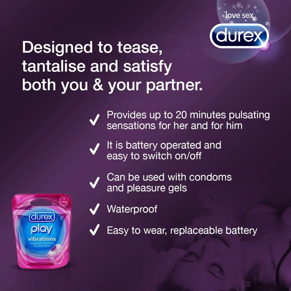 gleitmittel für lackknete Buy Durex Play Vibrating Ring 1 Piece Online at Best Prices