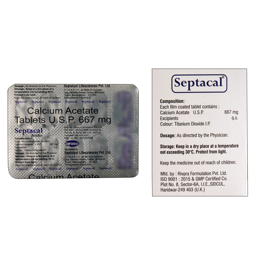 Buy Septacal 10 Tablets Online at Best Prices | Wellness Forever