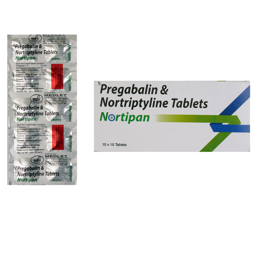 Buy Nortipan 75mg 10 Tablets Online at Best Prices | Wellness Forever