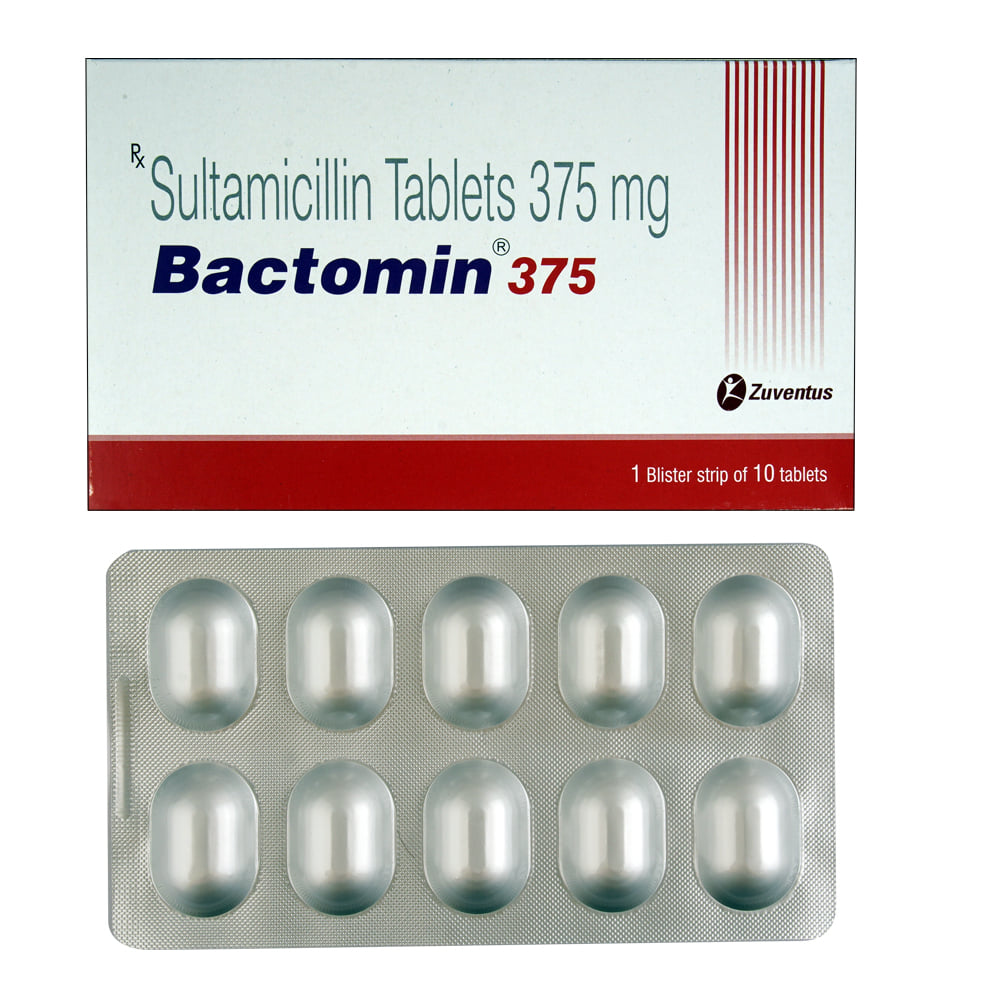 Buy Bactomin 375mg 10 Tablets Online at Best Prices | Wellness Forever