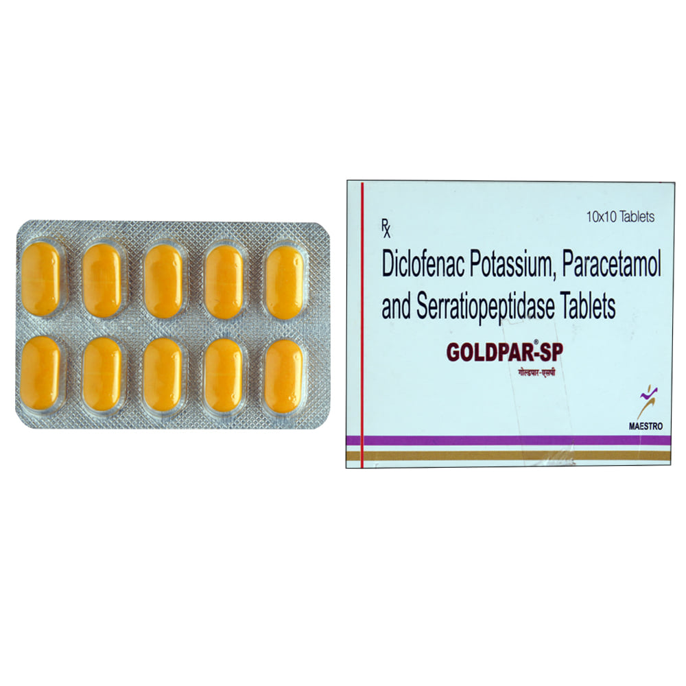 Buy Goldpar-SP 10 Tablets Online at Best Prices | Wellness Forever