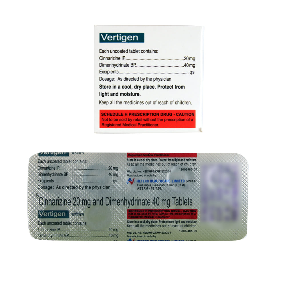 Vertigen Rok Buy Vertigen 10 Tablets Online at Best Prices | Wellness Forever