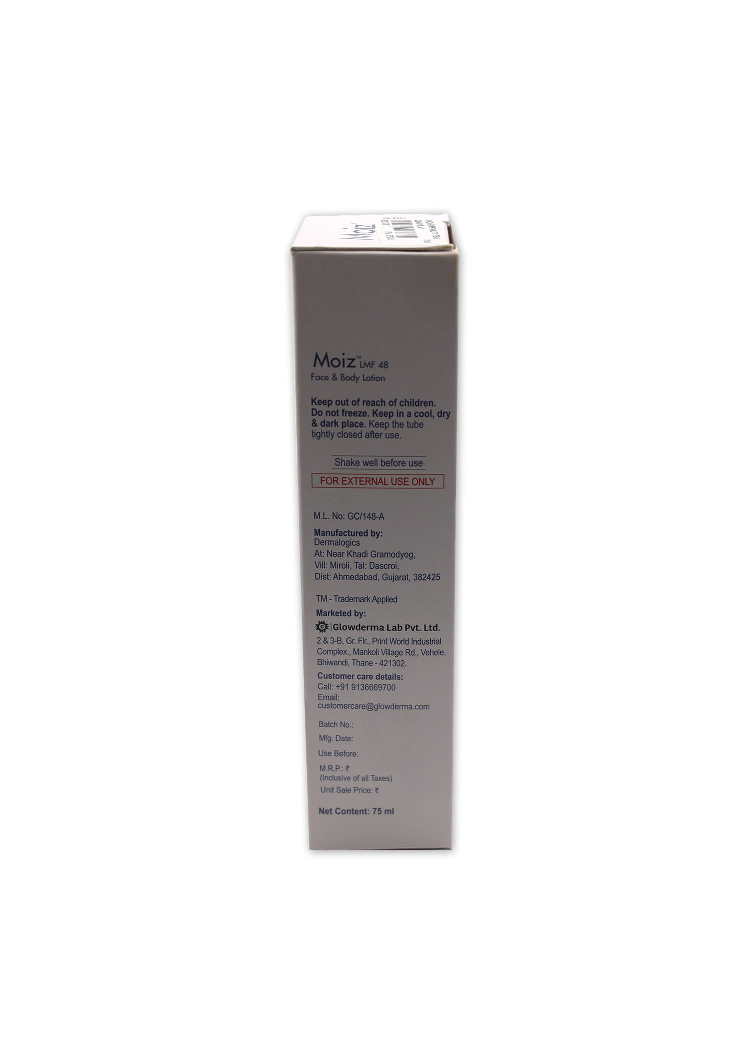 Buy Moiz-Lmf 48 Lotion 75ml Online at Best Prices | Wellness Forever