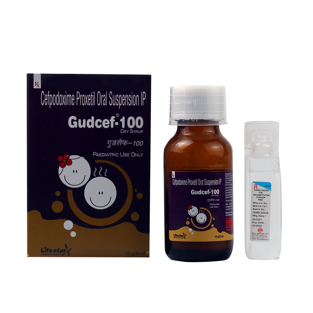Buy Gudcef 100mg Suspension 30 ml Online at Best Prices | Wellness Forever