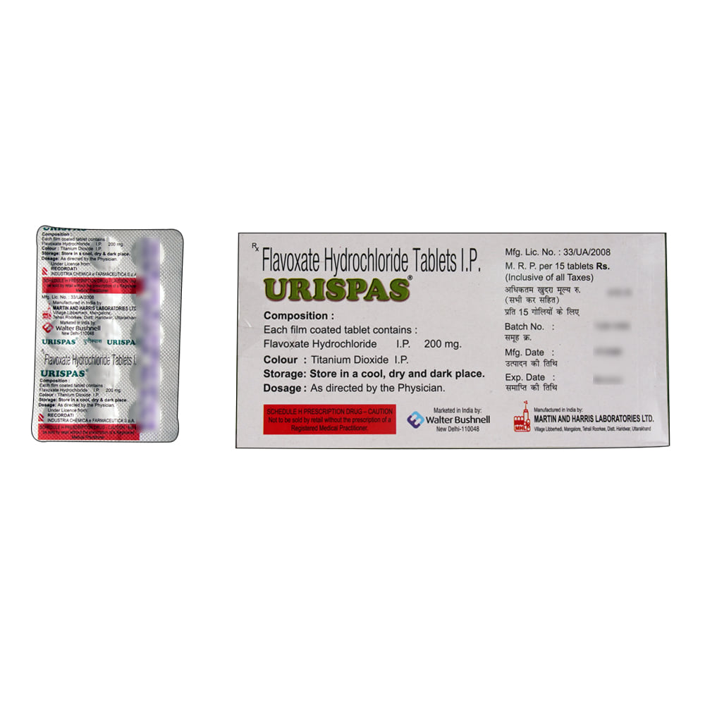 Buy Urispas 15 Tablets Online at Best Prices | Wellness Forever