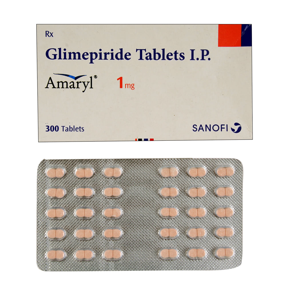 Buy Amaryl 1mg 30 Tablets Online at Best Prices | Wellness Forever
