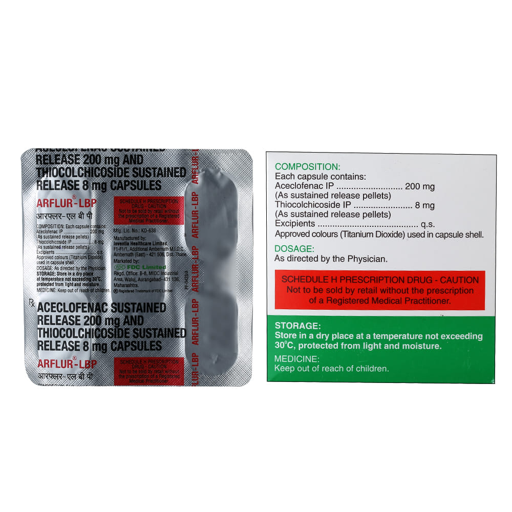 Arflur Buy Arflur-LBP 5 Capsules Online at Best Prices | Wellness Forever