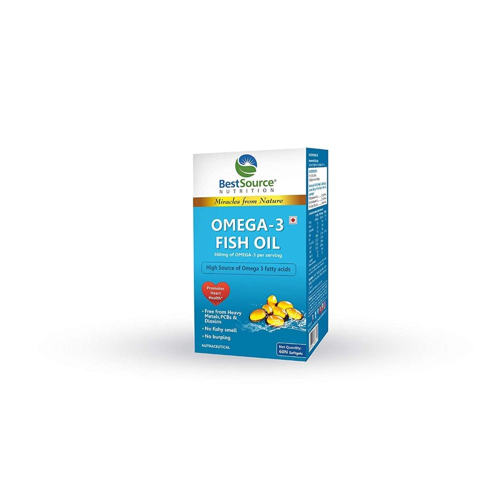 Buy BestSource Nutrition Omega 3 Fish Oil Capsules, 60 capsules Online ...