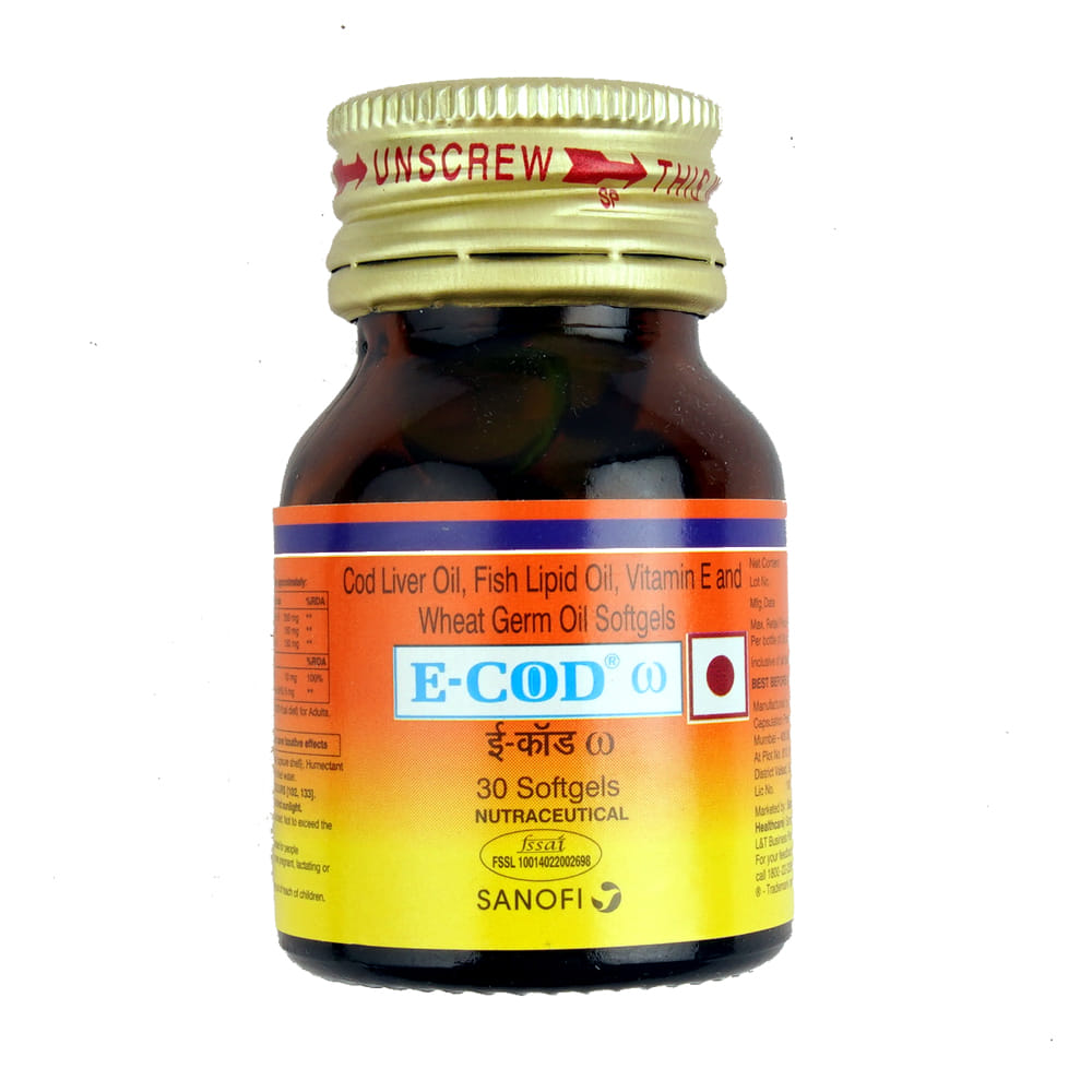 Ecod Paper Buy E-Cod 30 Capsules Online at Best Prices | Wellness Forever