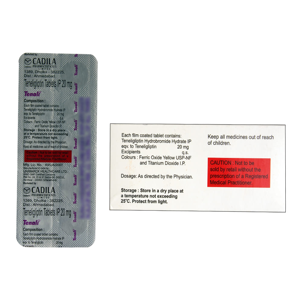 Buy Tenali 20mg 10 Tablets Online at Best Prices | Wellness Forever