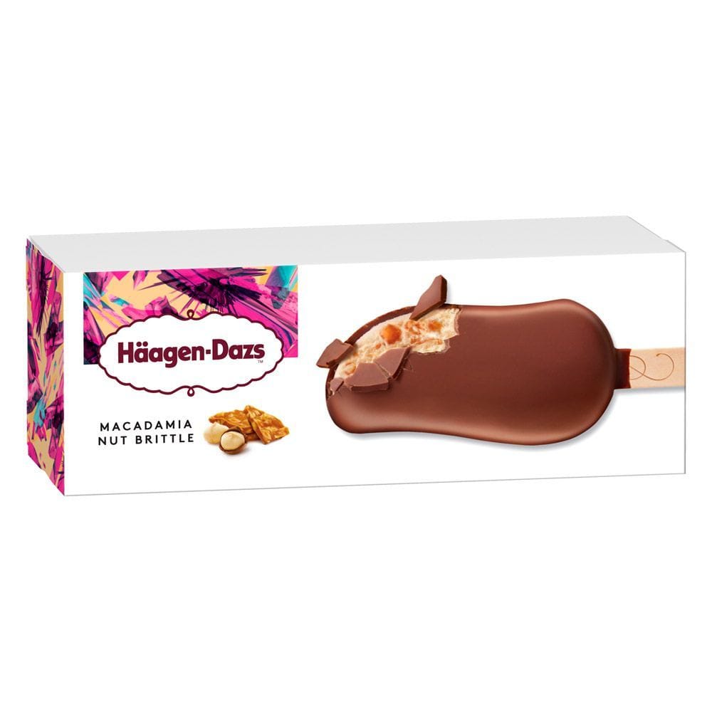 Buy Haagen Dazs Ice Cream, Macadamia Nut Brittle, 80 ml Online at