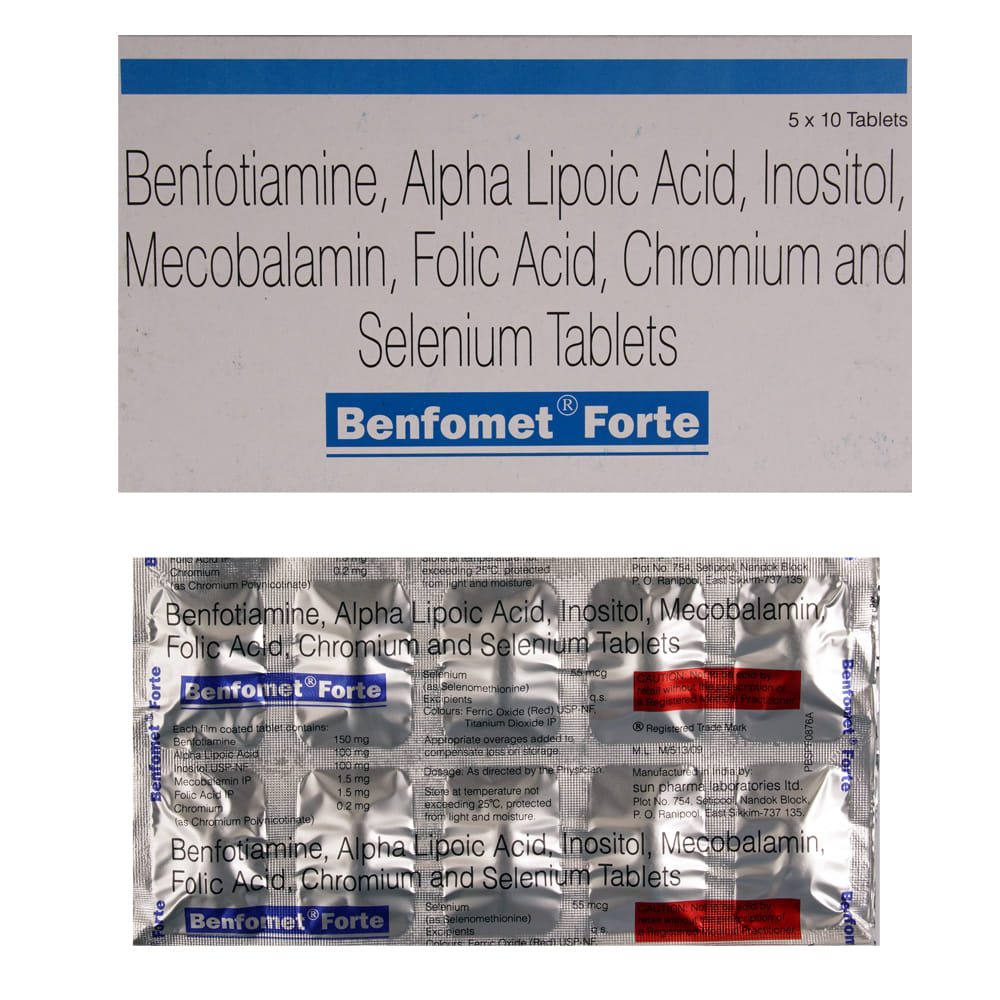 Buy Benfomet-Forte 10 Tablets Online at Best Prices | Wellness Forever