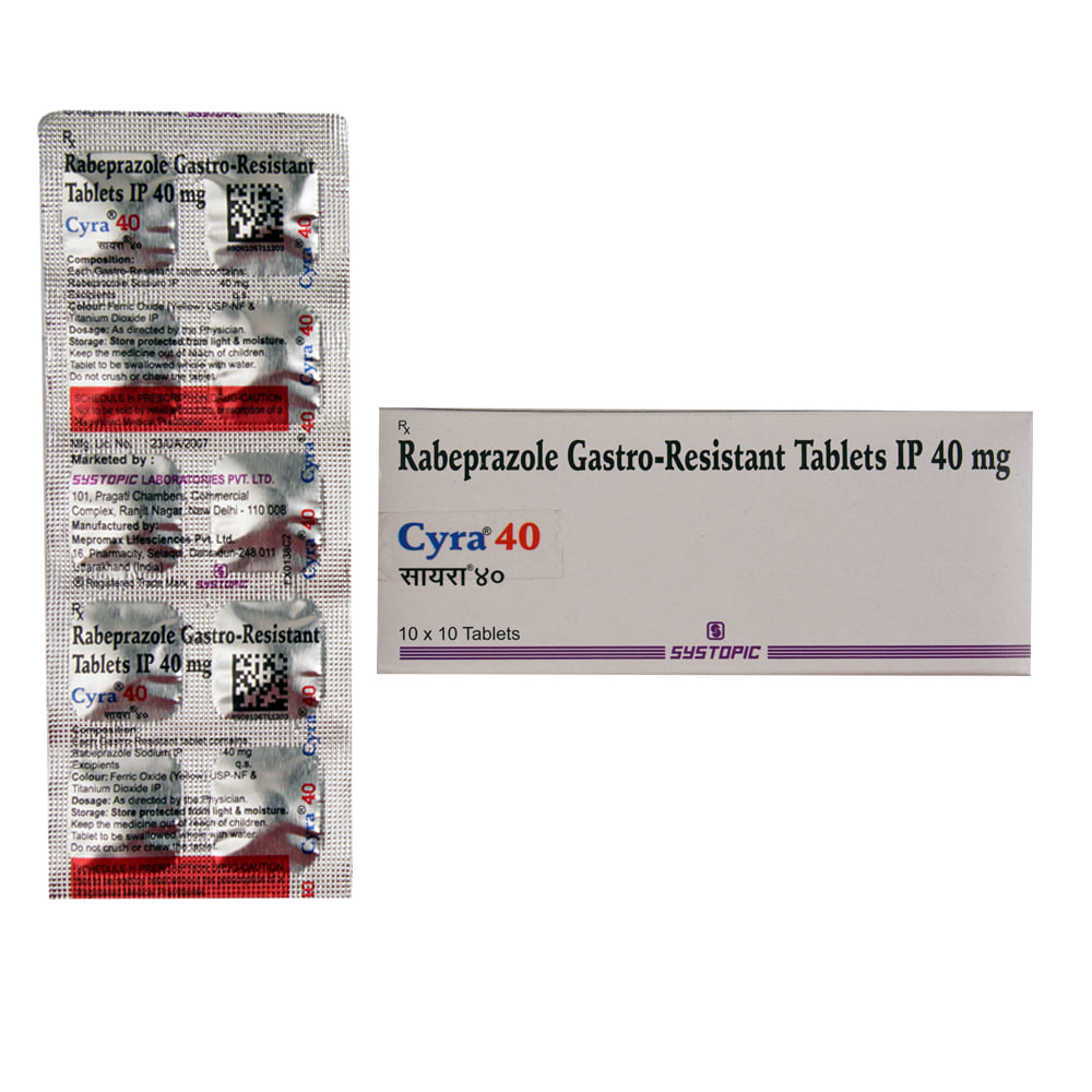 Buy Cyra 40mg 10 Tablets Online at Best Prices | Wellness Forever