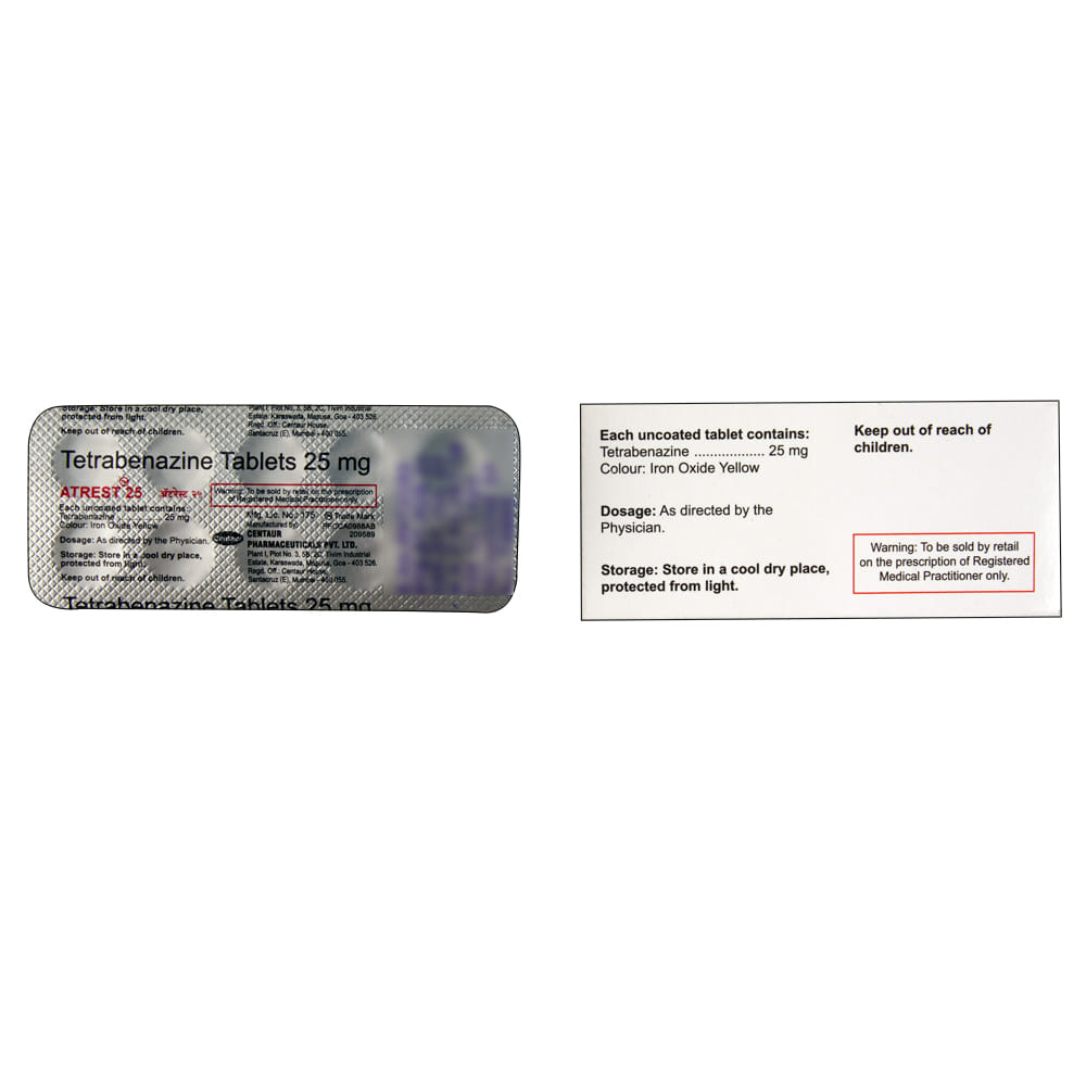 Buy Atrest 25mg 10 Tablets Online at Best Prices | Wellness Forever