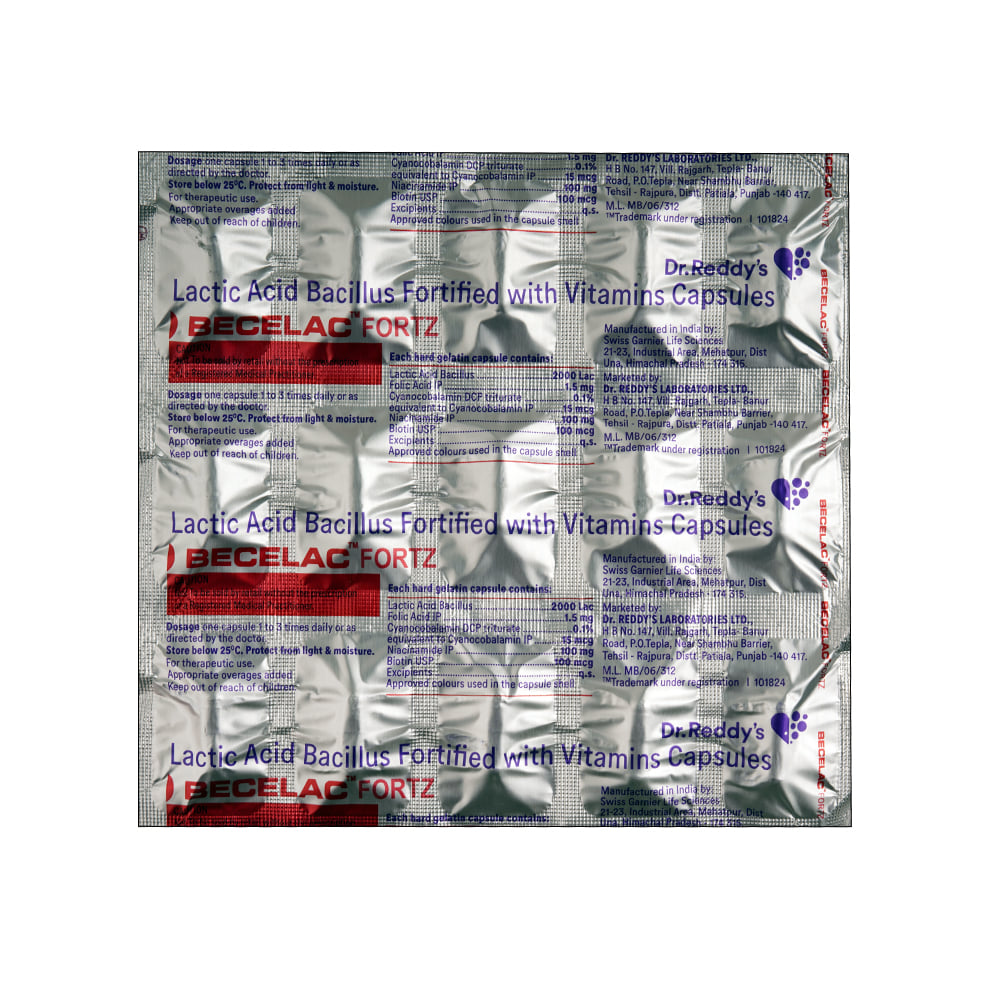 Buy Becelac-Fortz 15 Capsules Online at Best Prices | Wellness Forever