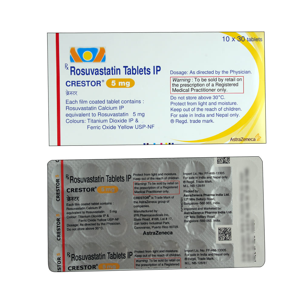 Buy CRESTOR 5MG 30TAB ## Online at Best Prices | Wellness Forever