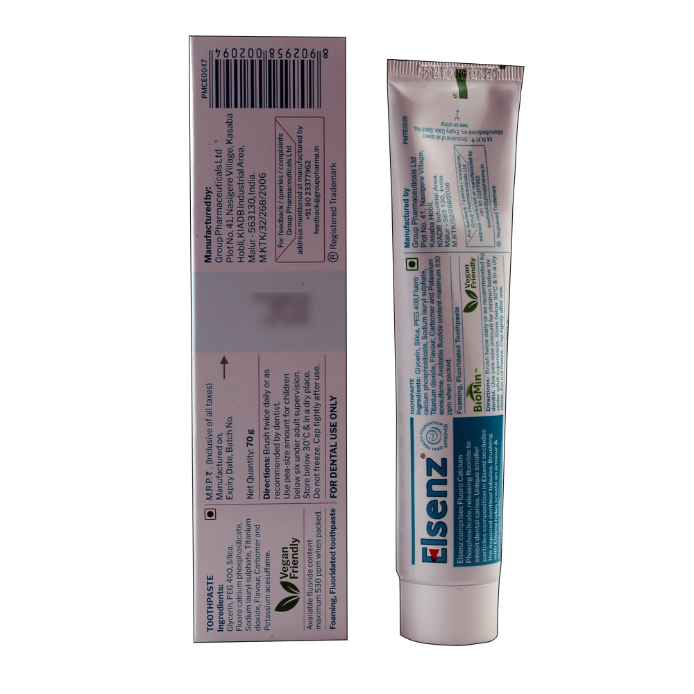 Elenz Toothpaste Buy Elsenz Tooth Paste 70 g Online at Best Prices | Wellness Forever