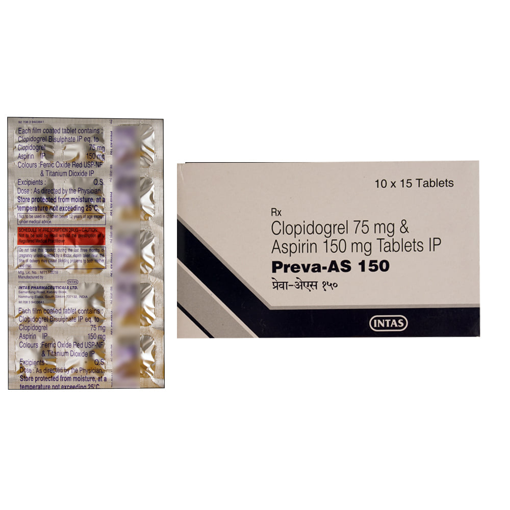 Preva M Buy Preva-AS 150mg 15 Tablets Online at Best Prices | Wellness Forever