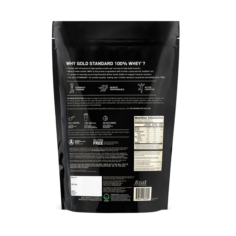 Buy Optimum Nutrition Gold Standard 100% Whey Protein Double Rich ...