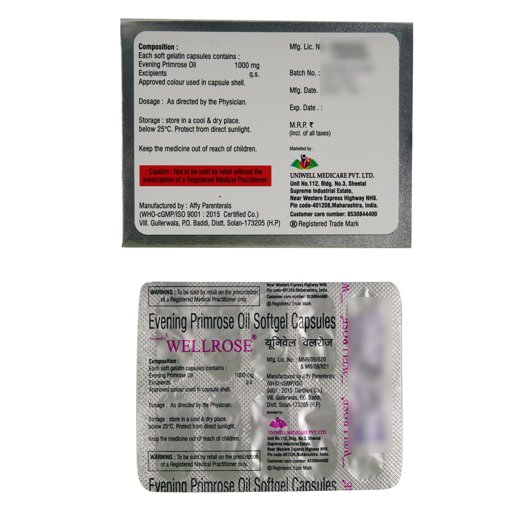 Buy Wellrose Softgel 10 Capsules Online at Best Prices | Wellness Forever