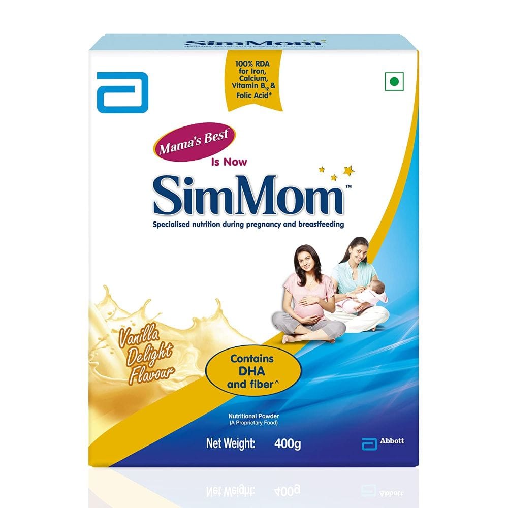 Buy Simmom IQ+ Vanilla Delight Powder, 400 g Refill Pack Online at Best ...
